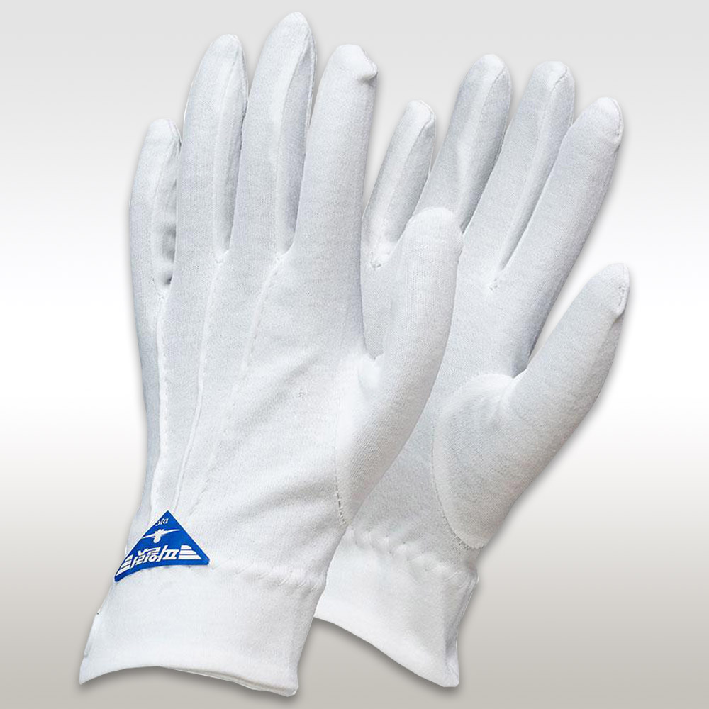 쌍마장갑 예식장갑 10조 파일럿 (청) 단 27g 결혼식 기사 속장갑 행사