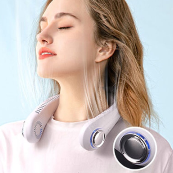 목걸이 넥에어컨 차박용 야외용 선풍기 낚시용 골프용 골프 선풍기