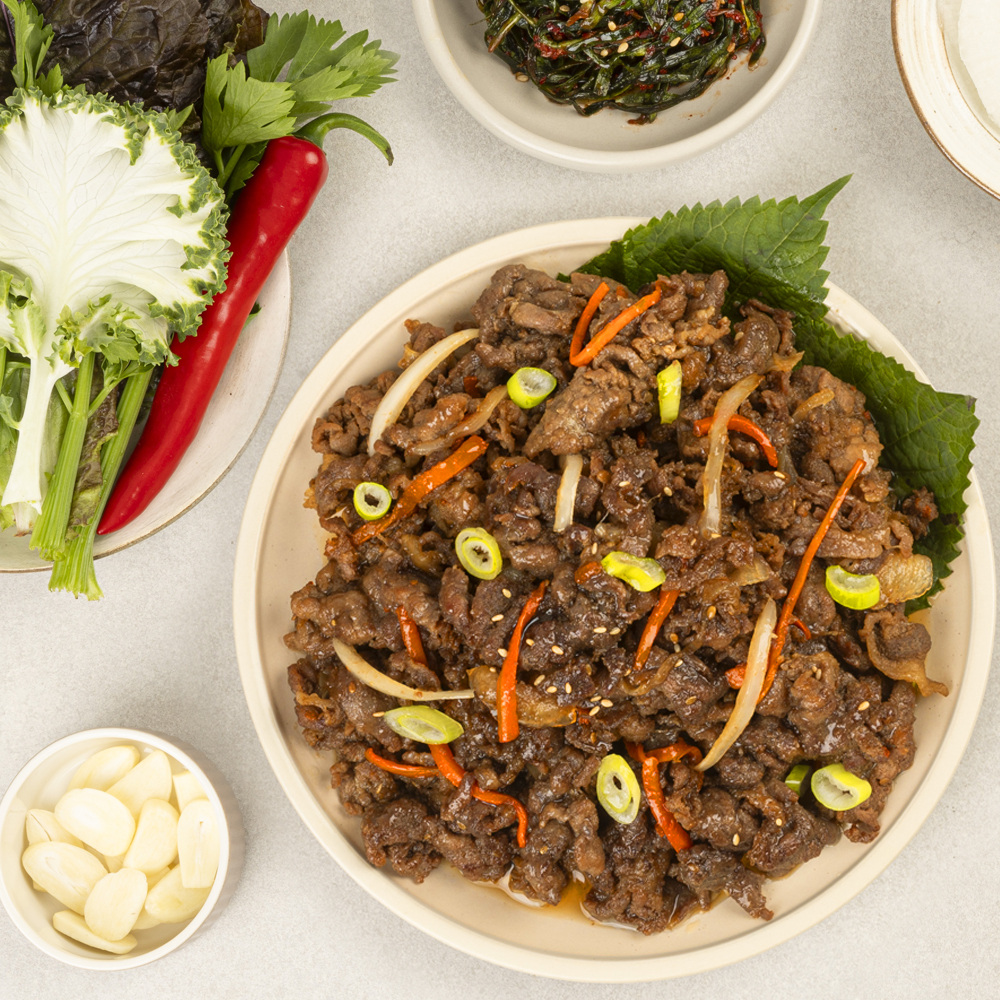 [기사식당 돼지불백] 당일생산, 100% 국내산 한돈 목심 불고기 300gX2팩 - 상세 이미지 5