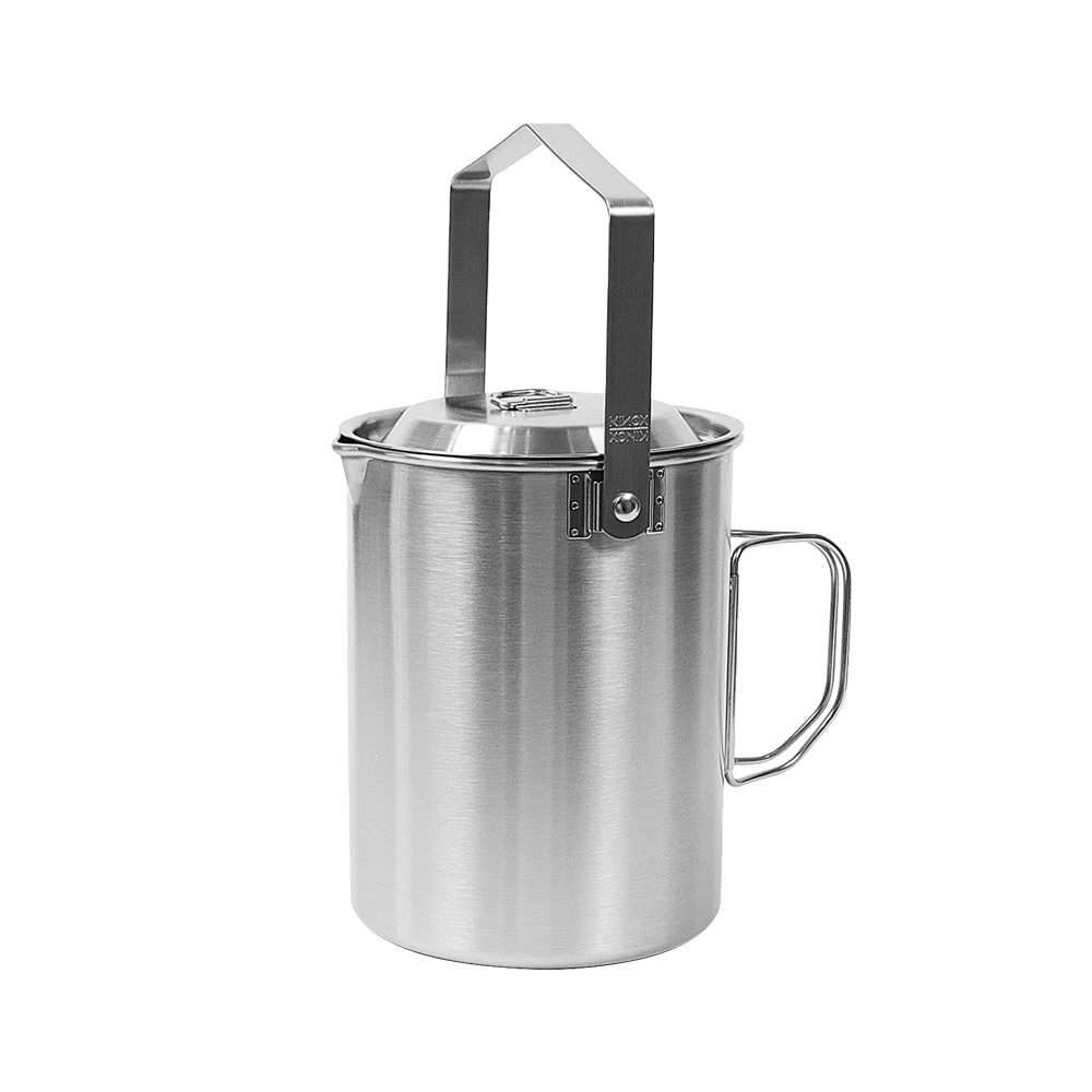 키녹스 캠핑 주전자 1.78L 스텐 캠핑용 오뎅탕