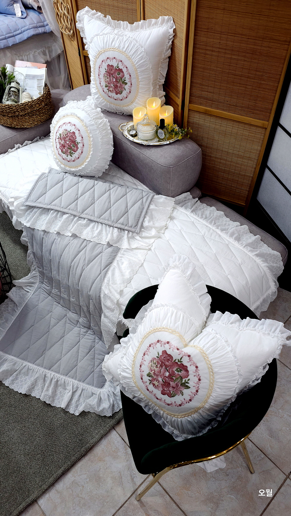 쇼파패드 4인용 6인용 3인용 돌쇼파패드 매트 소파커버제작 다이아