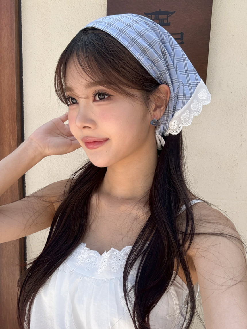 [❤당일출고❤14종] 코티지코어 여름 헤어 두건 반다나 삼각 스카프 모음 *2개이상 구매시 할인 상세 이미지 238