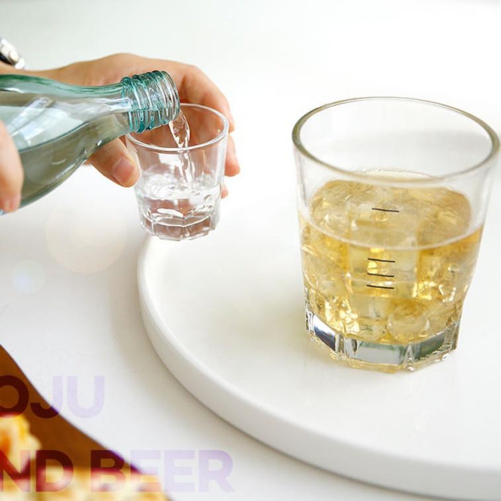 한입맥주잔 맥주잔 미니 얼음 작은 - 상품 이미지