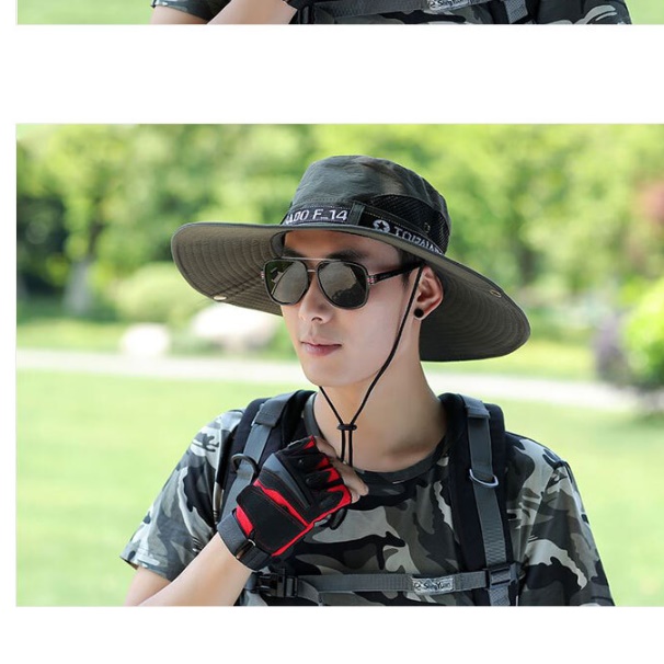 남성 낚시 모자 남자 낚시용 모자 벙거지 바다 선상 배 - 상세 이미지 2