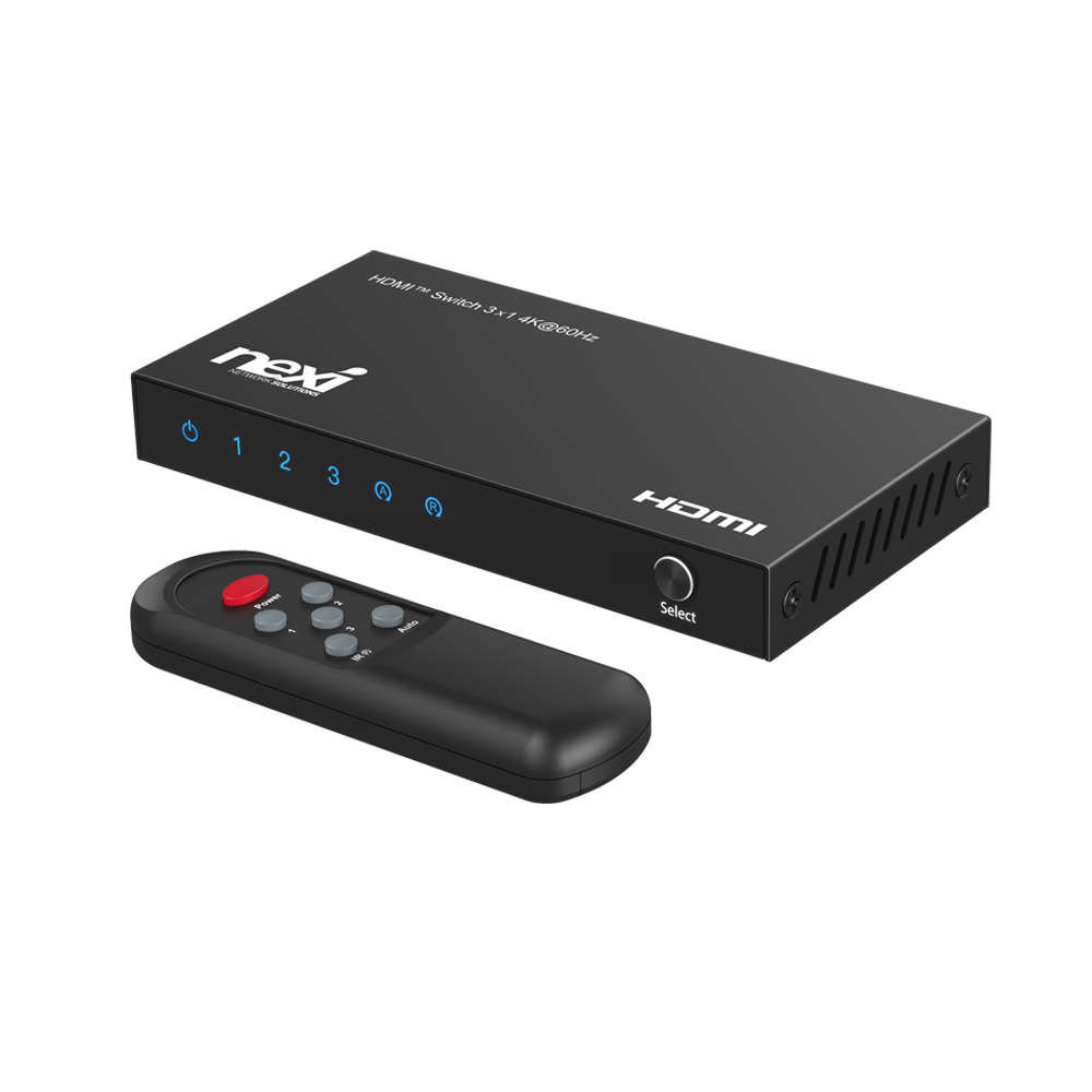 넥시 HDMI 멀티뷰어 모니터 3:1 화면분할 선택기 트리플 4K - 상세 이미지 2