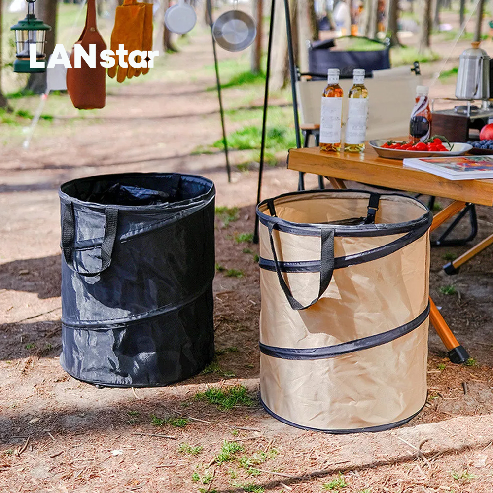 캠핑 쓰레기 봉투 걸이 팝업 바구니 바스켓 다용도 접이식 거치대
