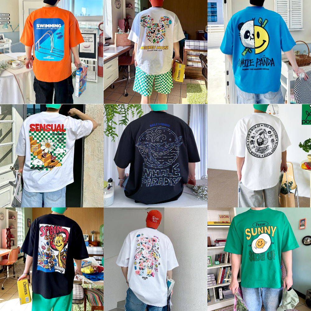 비침없는흰티 쿨티셔츠 분또반팔 15종 - 상품 이미지