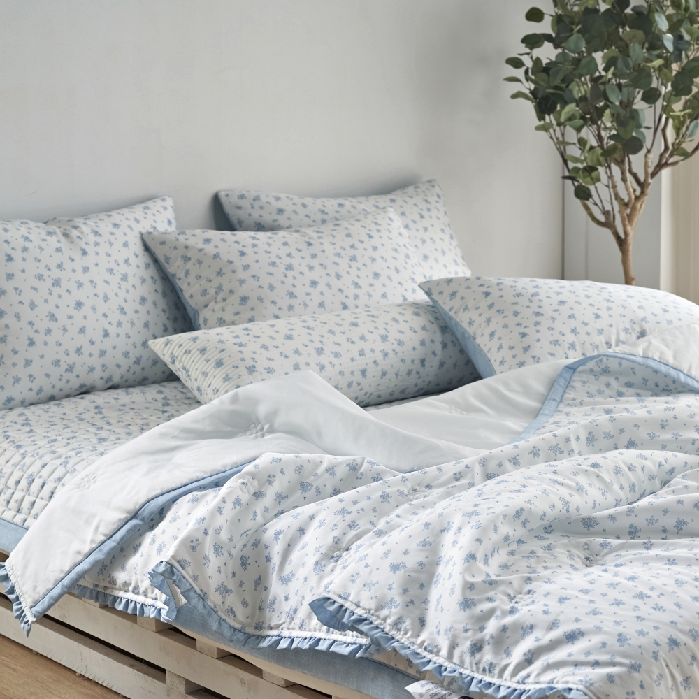 냉감이불 플라워 여름 듀라론 쿨링 홑이불