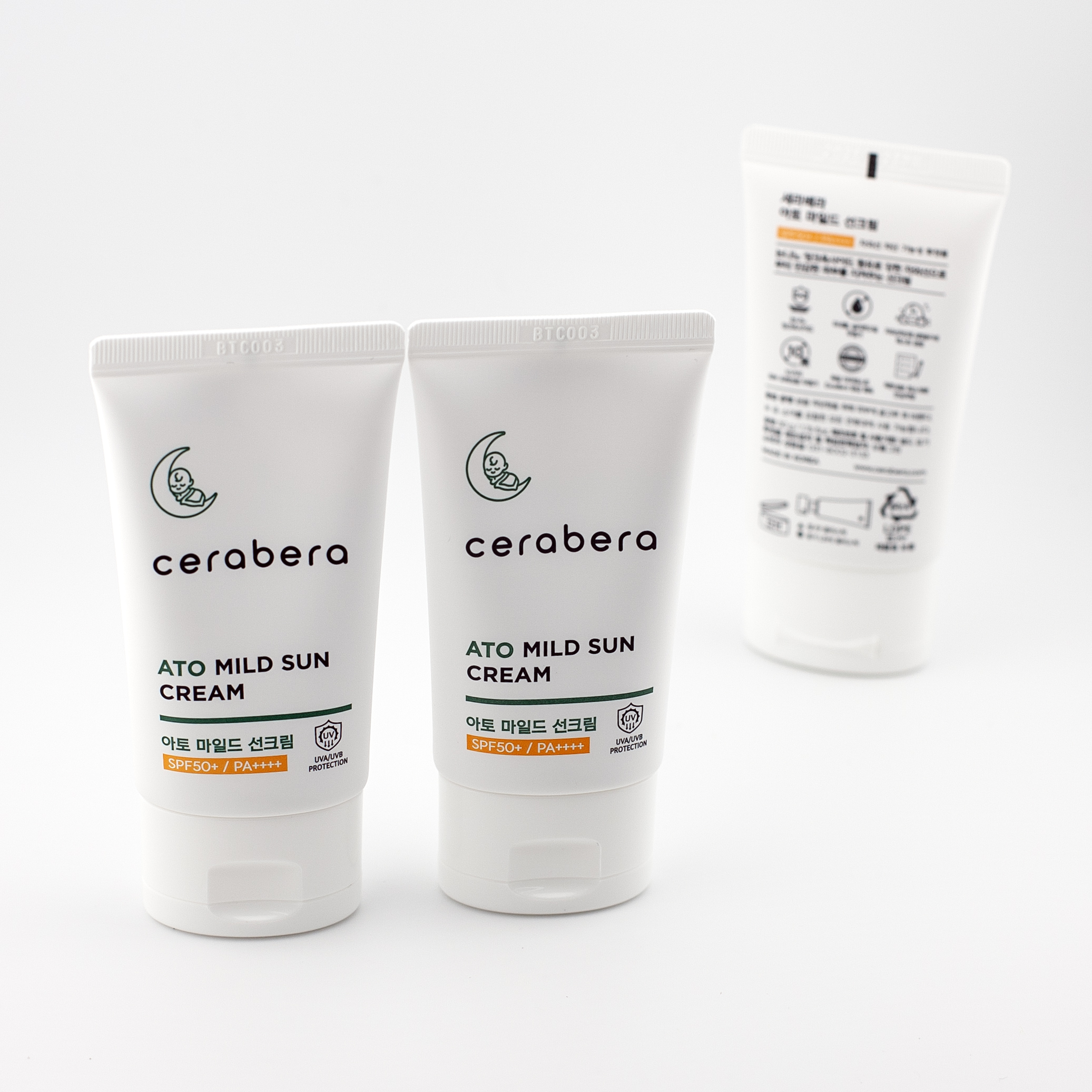 세라베라 아토 마일드 선크림 (SPF50+ PA++++ 논나노 무기자차) 50ml, 1개 이미지 2