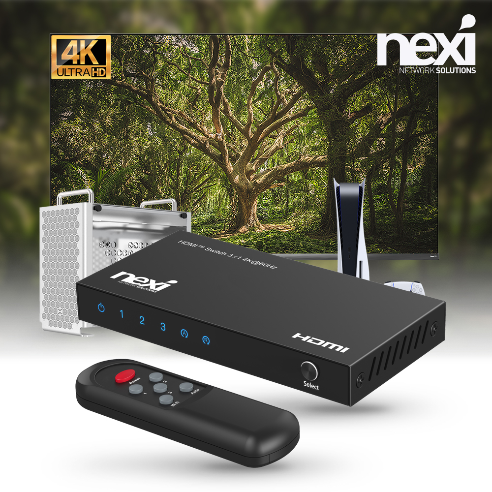 넥시 HDMI 멀티뷰어 모니터 3:1 화면분할 선택기 트리플 4K 이미지 7