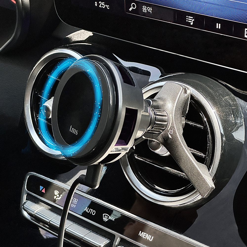 맥세이프 차량용 거치대 아이싱카 핸드폰 무선 충전기