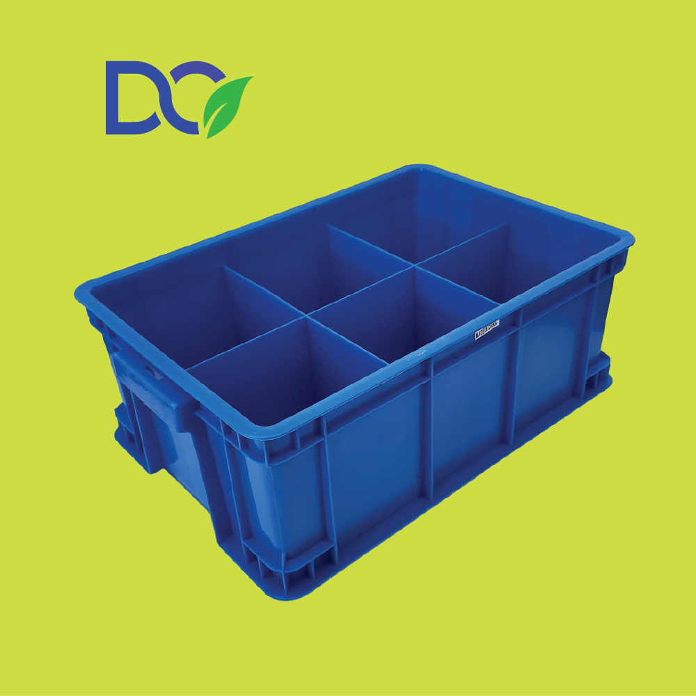 부품상자 칸막이 공구함 부품함 나사 볼트정리함 3칸-블루 이미지 3