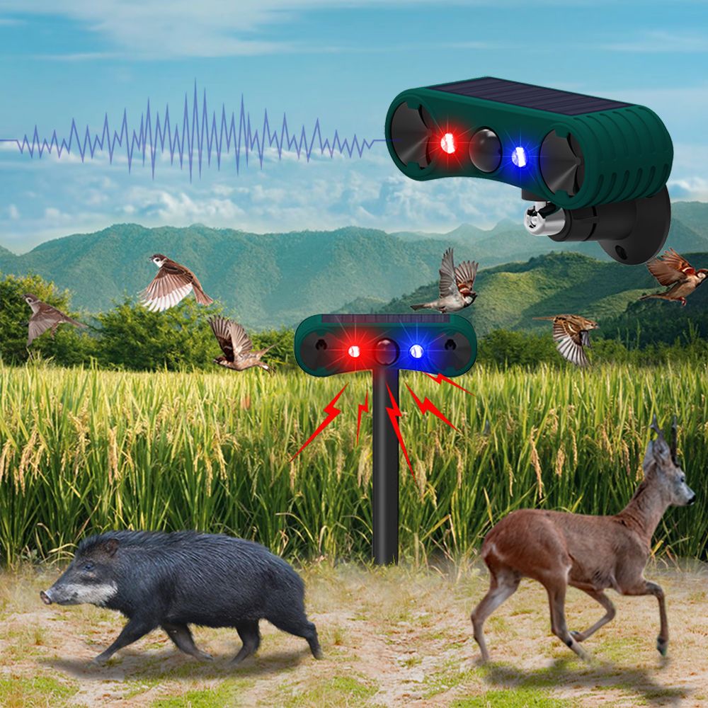 태양광 야생동물 퇴치기 초음파 조류 멧돼지 고라니 퇴치기 경보기