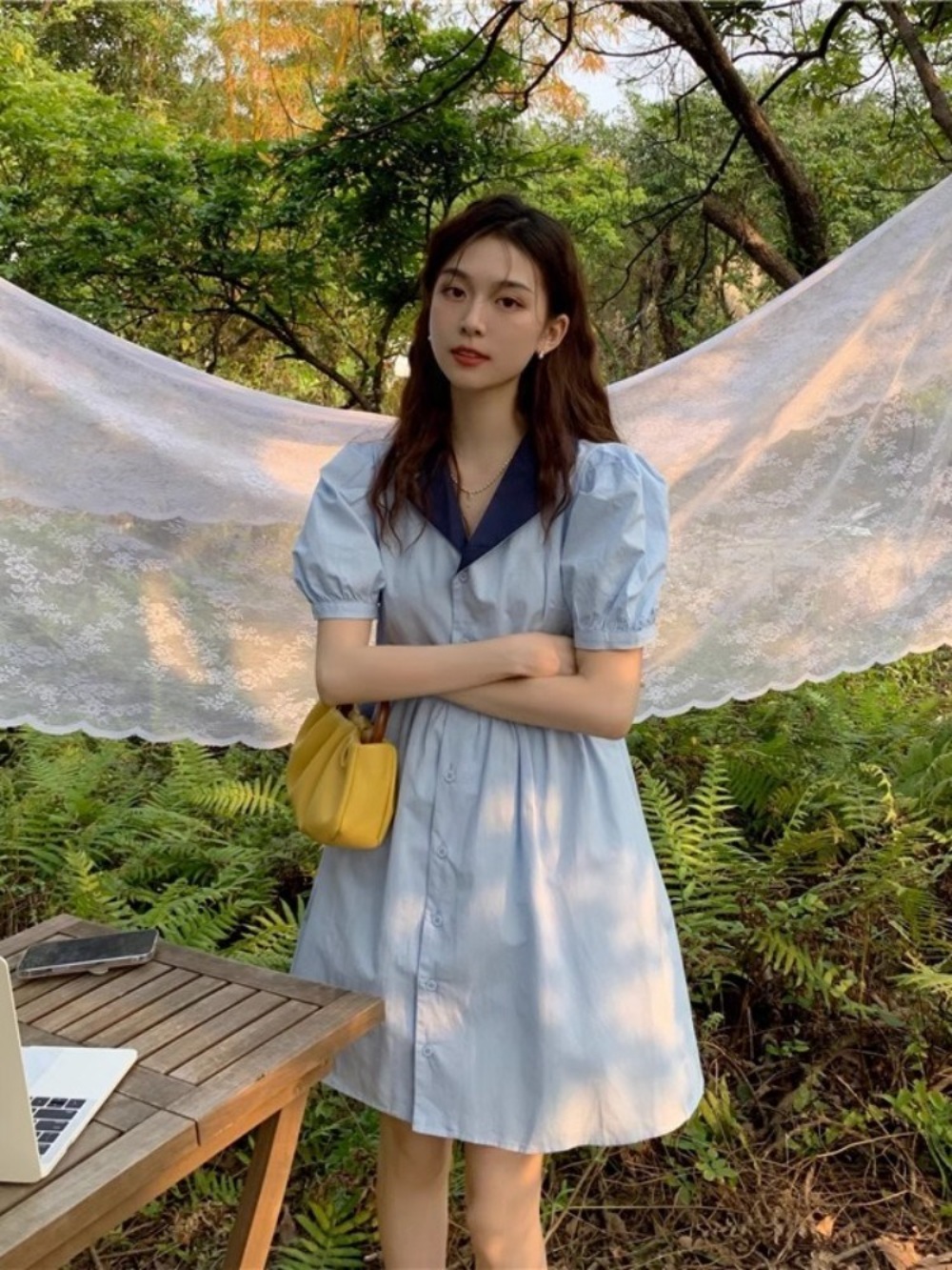 비밀은 없어 강한나 온우주 원피스 러블리 오버핏 - 상세 이미지 2