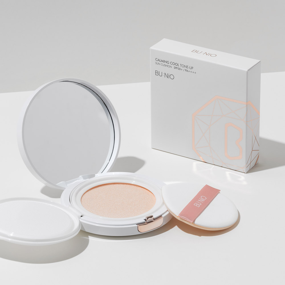 뷰니오 카밍 쿨 톤업 선쿠션25g BIG 생얼쿠션 SPF50+ 자외선차단 - 상세 이미지 2