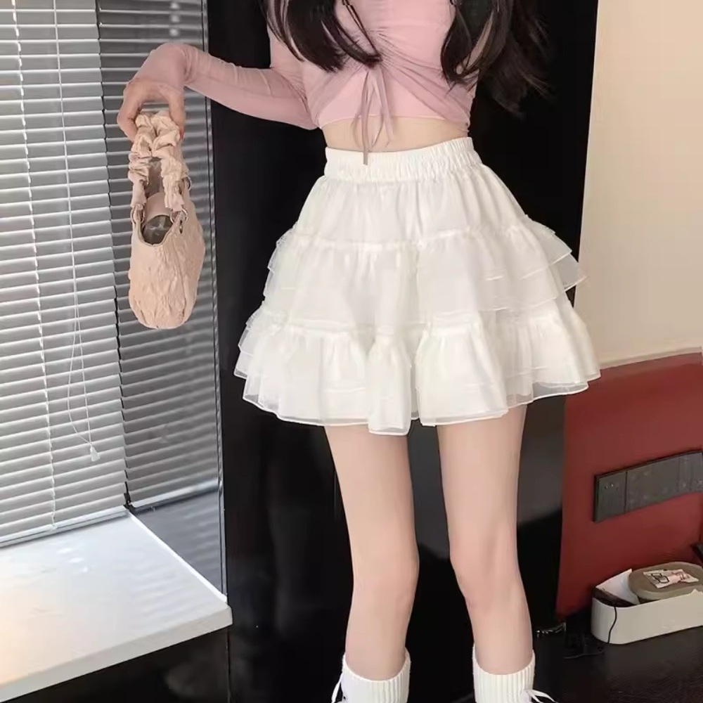 나솔사계 경리 프릴 스커트 귀여운 봄 - 상세 이미지 2