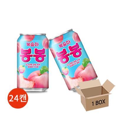 복숭아봉봉 해태 CAN 340MLx24입 : 마켓펀치