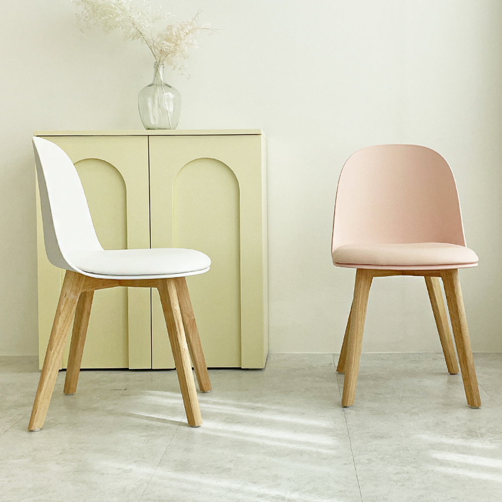 파이 2인용 포세린 세라믹 식탁 세트 700 원목 의자 2개