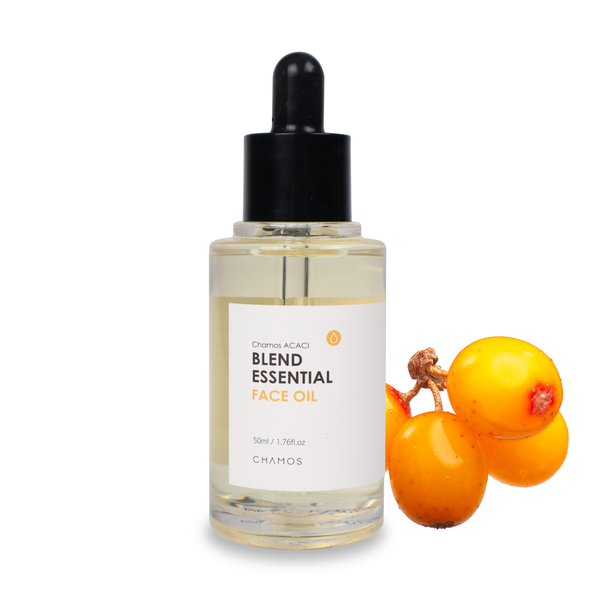 식물성 멀티 오일 차모스 아가시 블렌드 에센셜 페이스 오일 50ml 보습 보호막 흡수력 - 상품 이미지