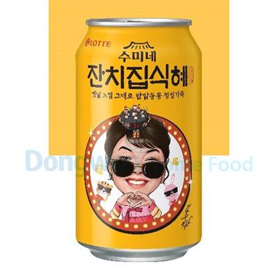 잔치집식혜 롯데칠성 캔 340MLx24EA : 마켓펀치