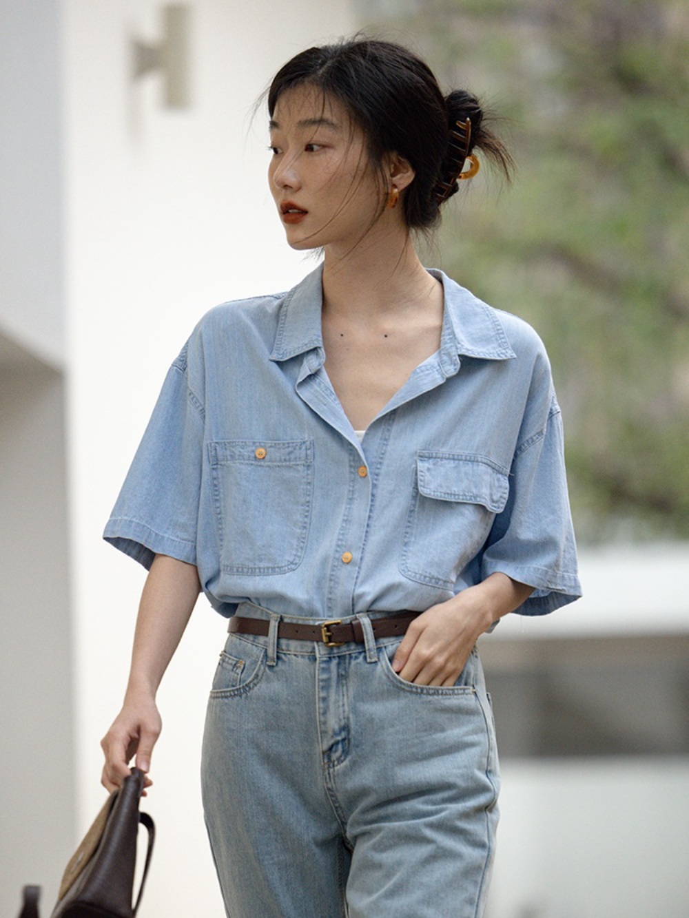 조선의 사랑꾼 심혜진 반팔 셔츠 하이틴 데일리 - 상세 이미지 2