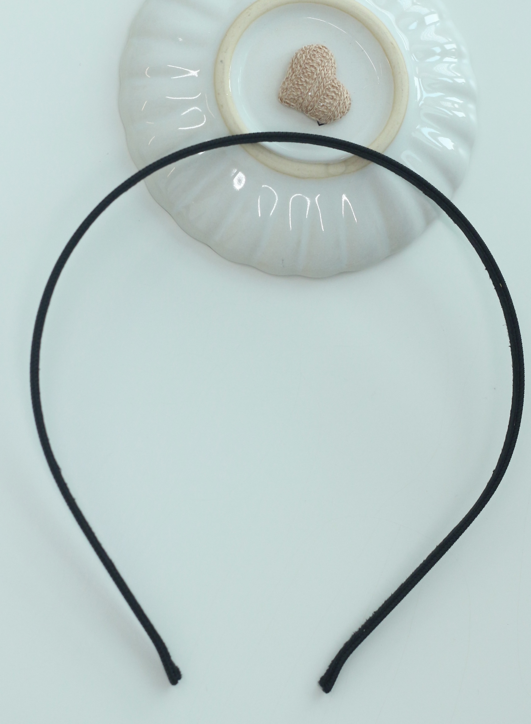 5mm 10mm 골지 머리띠 헤어밴드 B00000010 - 상품 이미지