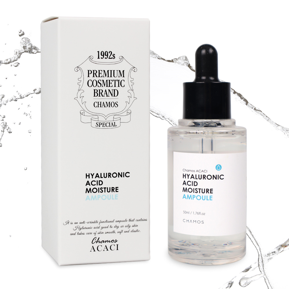 극강보습 차모스 아가시 히알루론산 모이스처 앰플 50ml 탄력 주름개선 기능성 보습앰플 - 상세 이미지 2