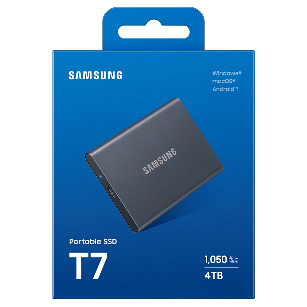 삼성전자 삼성 외장 SSD 포터블 T7 4TB, 그레이 - 상세 이미지 5