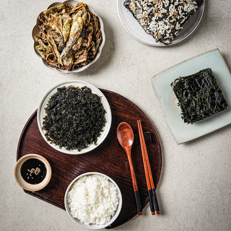 한나네김 [10봉 조미김 구운김 맥반석 들기름 숯불 맛있는 시장 즉석구이 수제 사진 6