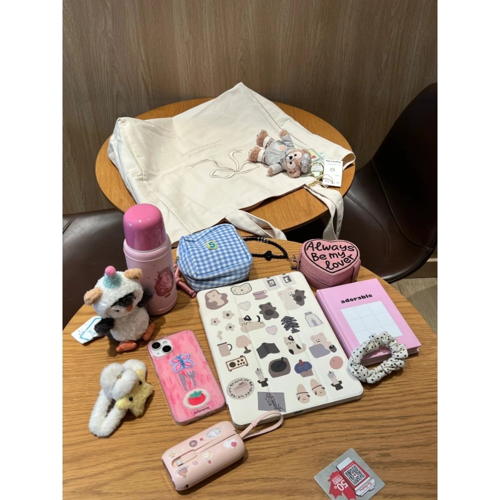 인스타그램 레드벨벳 조이 가방 리본 에코백 대용량 스트릿 - 상세 이미지 4