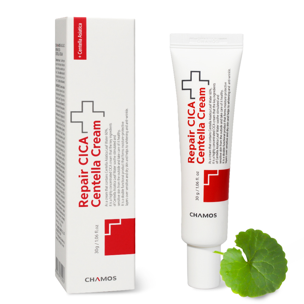 고농축 피부 진정크림 리페어 시카 센텔라 크림 30g 미백 주름 판테놀 피부장벽강화