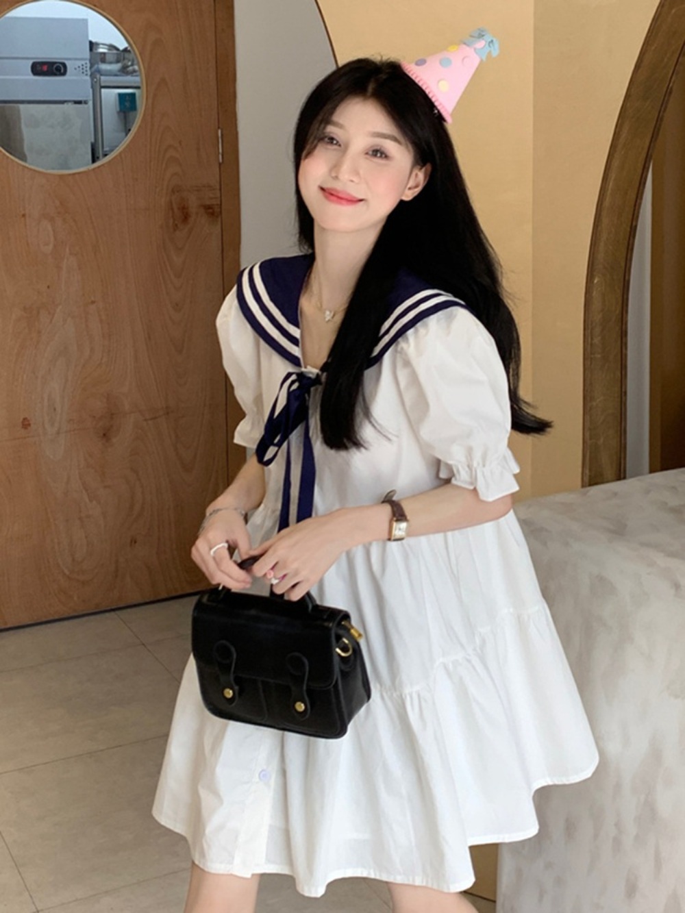 비밀은 없어 강한나 온우주 원피스 공주풍 로맨틱 - 상세 이미지 3