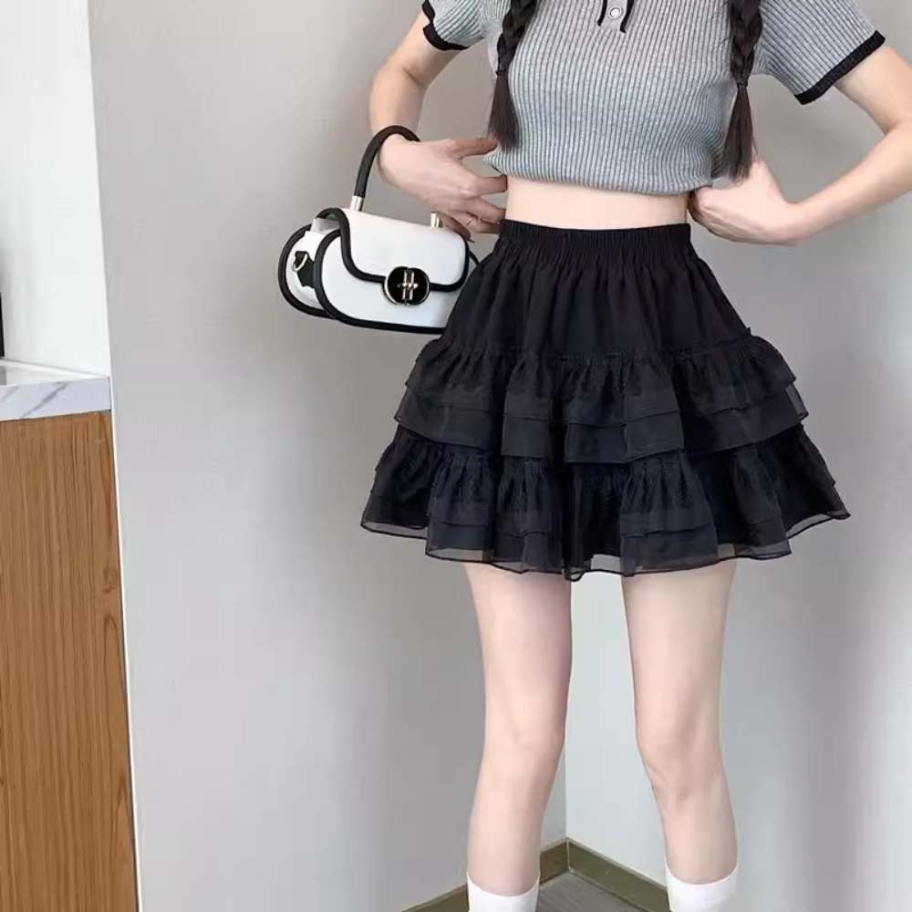 나솔사계 경리 프릴 스커트 귀여운 봄 - 상세 이미지 3