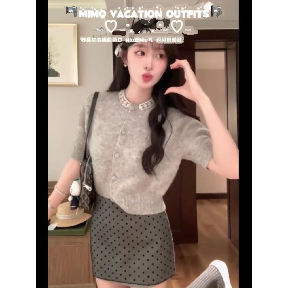연애의 참견 219화 한혜진 니트 반팔 하객룩 단정한 - 상세 이미지 4