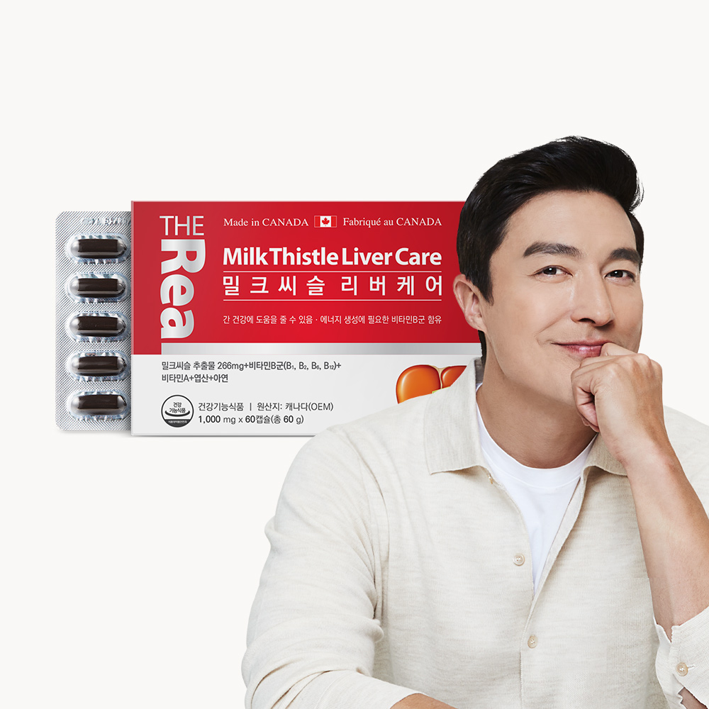 더리얼 밀크씨슬 리버케어 60캡슐, 1개