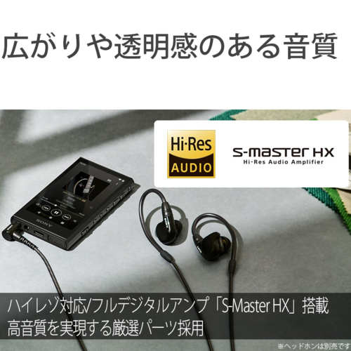 소니 SONY Walkman MP3 32GB A300 워크맨 NW-A306 블랙 블루 - 상세 이미지 3