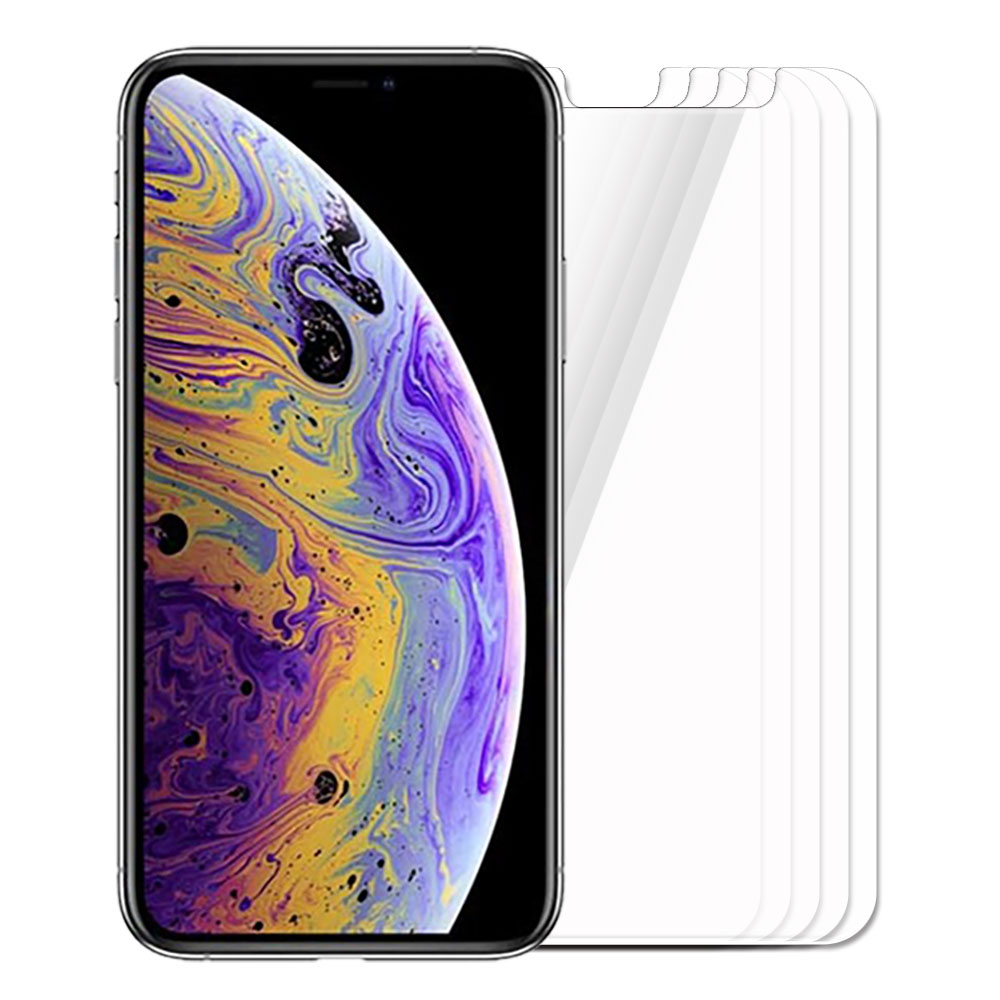 글라스 액정 강화유리 필름 아이폰XS MAX 5매 - 상품 이미지