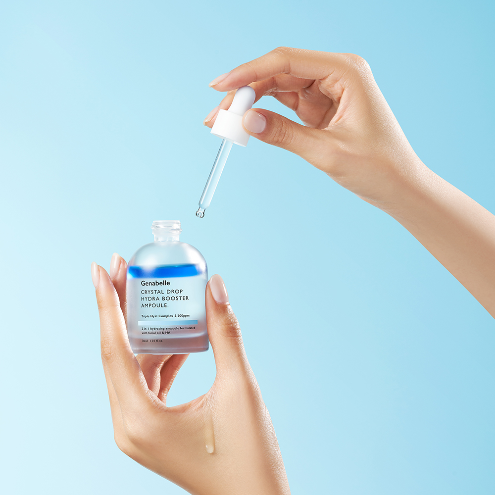 제나벨 크리스탈 드랍 히알루론산 오일 워터 부스터 앰플 30ml - 상세 이미지 3