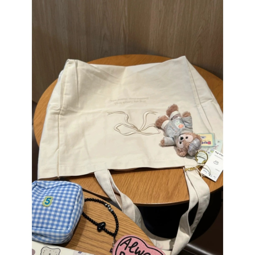 인스타그램 레드벨벳 조이 가방 리본 에코백 대용량 스트릿 - 상세 이미지 2
