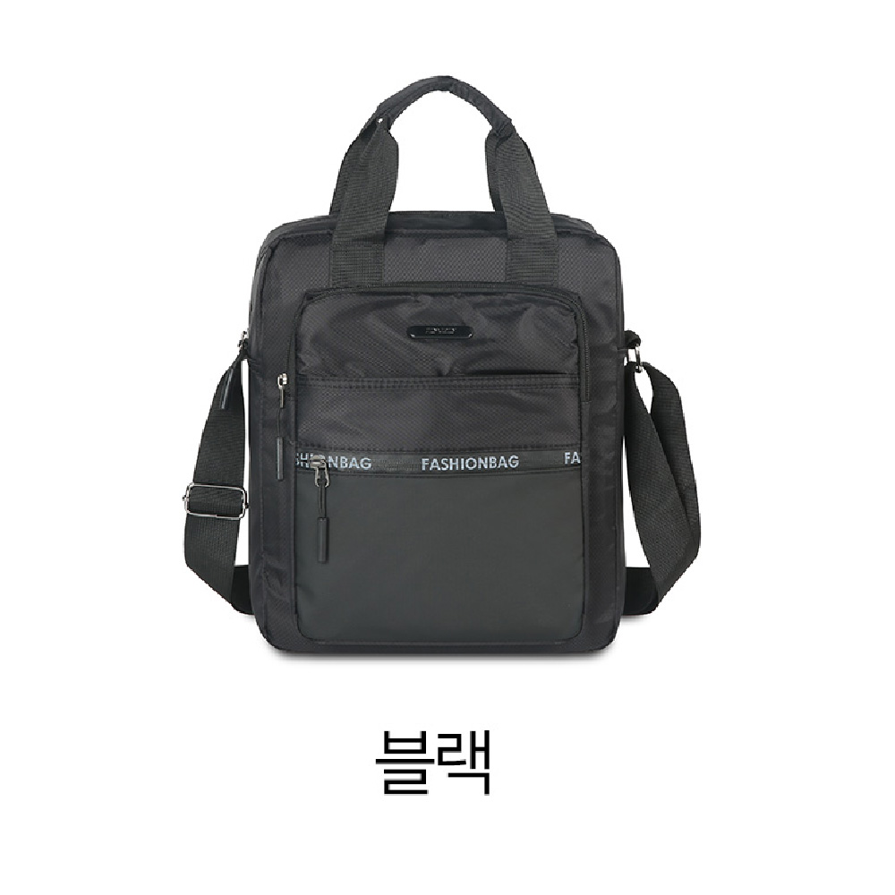 남자 나들이 외출 미디엄 중형 메신저백 가벼운 옆으로매는가방 여행보조크로스백 - 상세 이미지 2
