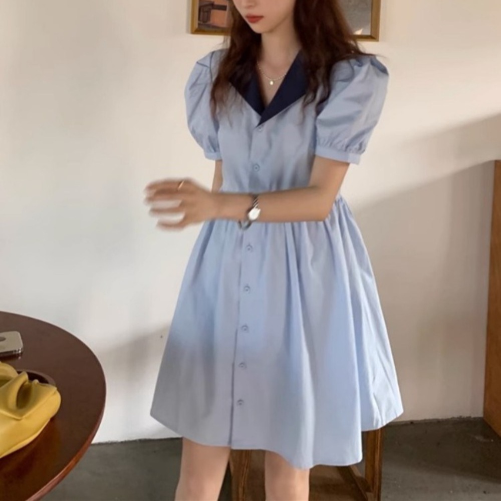 비밀은 없어 강한나 온우주 원피스 러블리 오버핏 - 상품 이미지