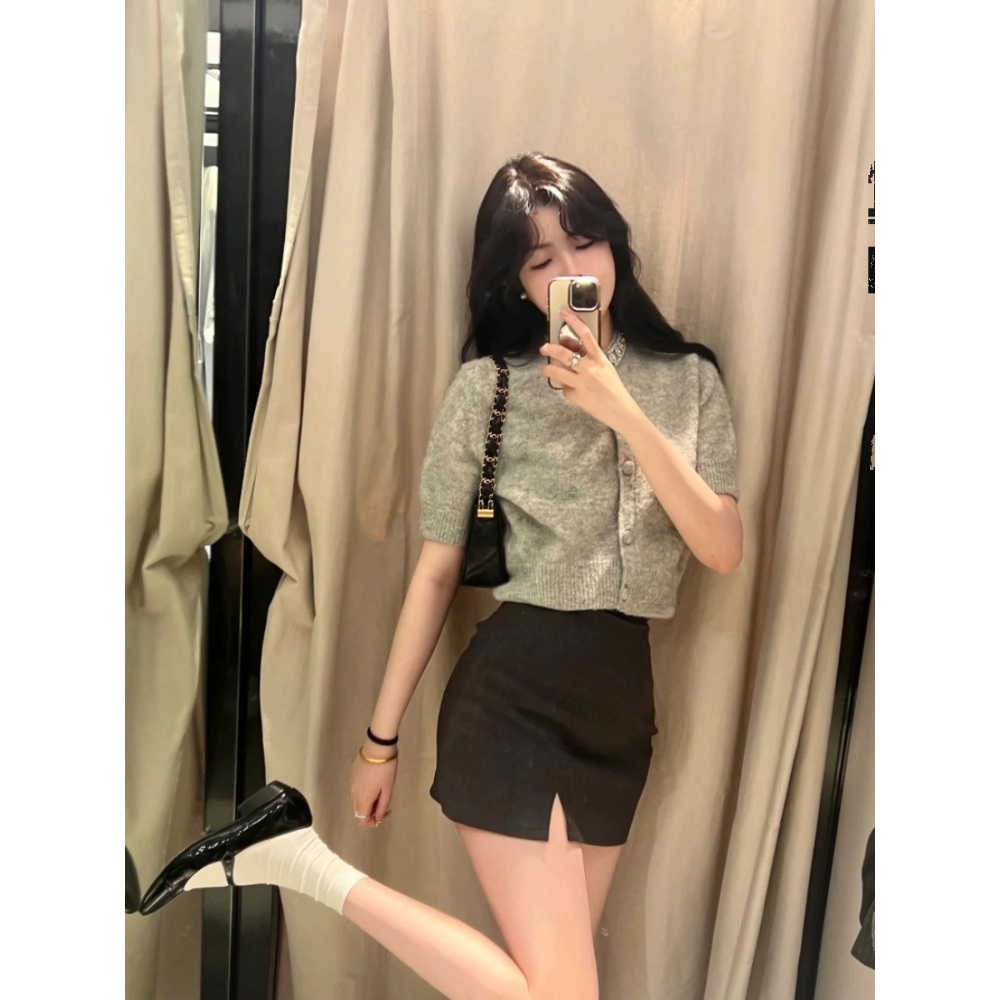 연애의 참견 219화 한혜진 니트 반팔 하객룩 단정한 - 상세 이미지 2