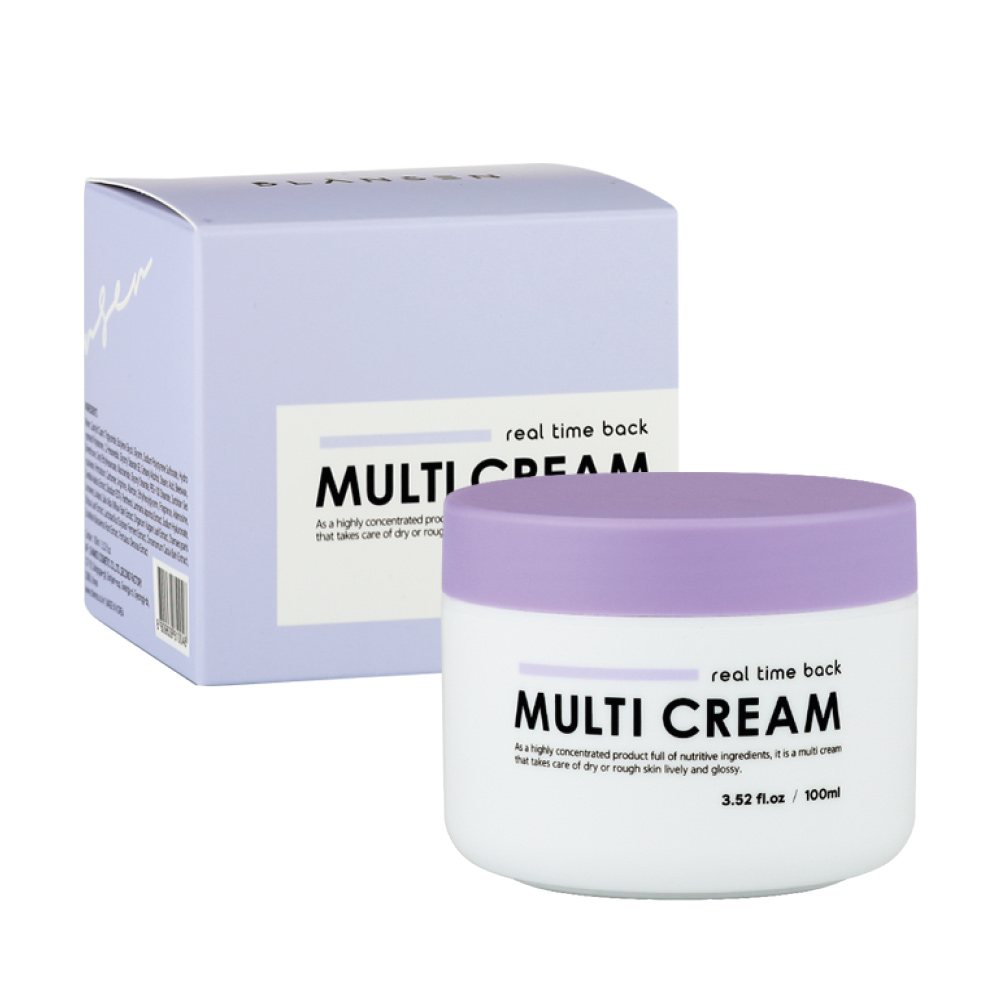 블랑센 리얼타임백 탄력 주름개선 멀티크림 판테놀 피부 장벽 강화 보습 영양 얼굴 보습제