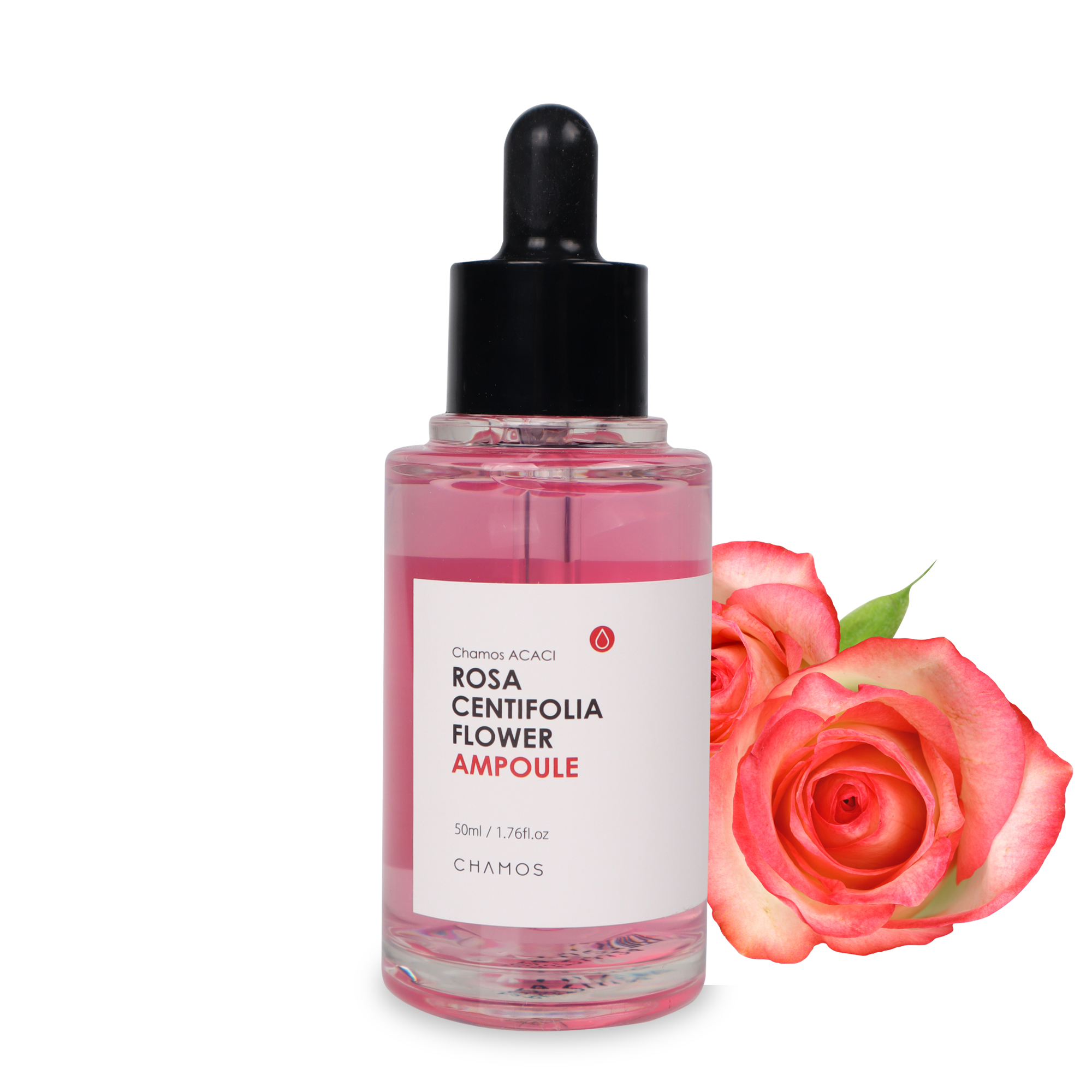 로즈 핑크 차모스 아가시 프로방스 장미 앰플 50ml 피부 미백 활력 생기부여 영양공급