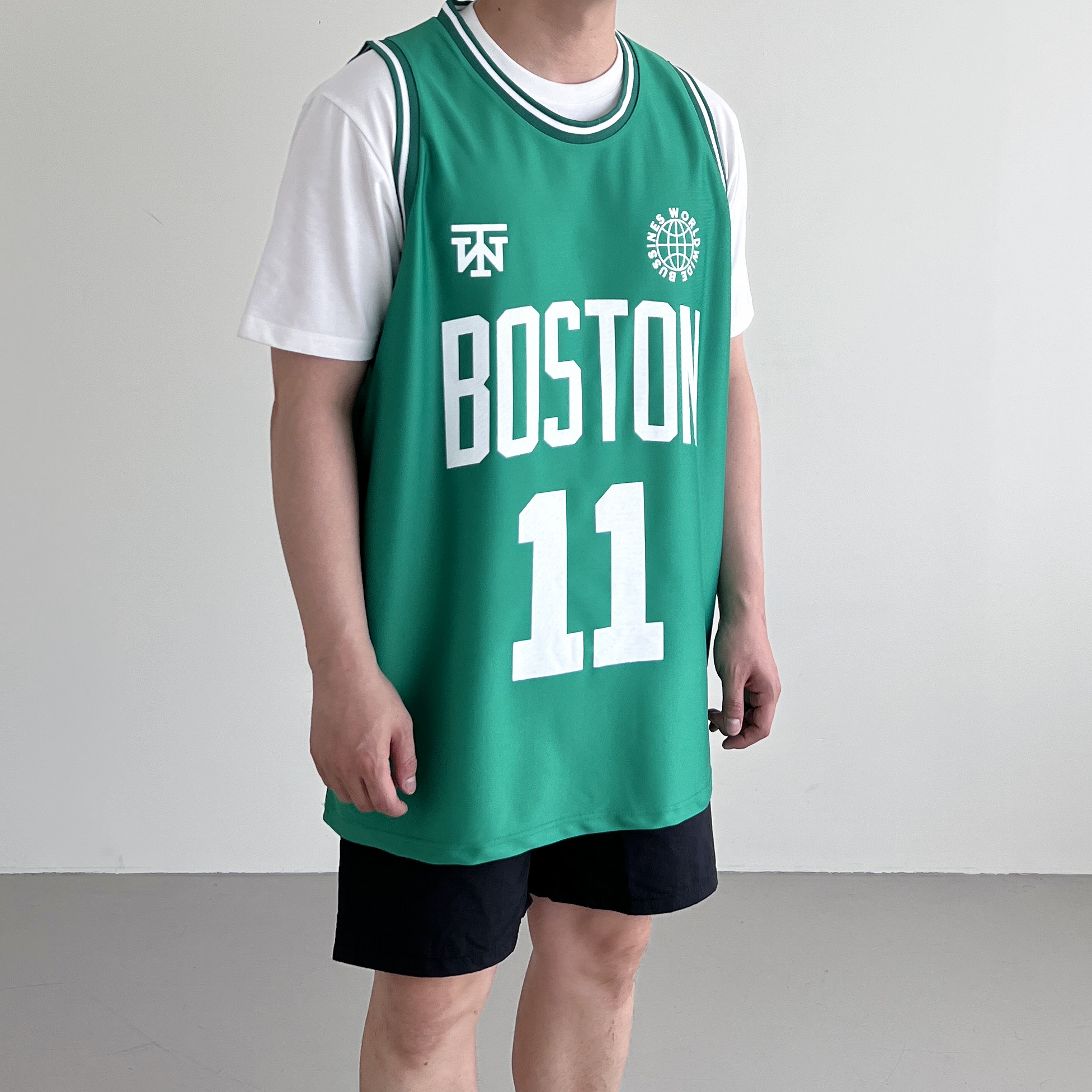 남자 매쉬져지 nba나시 민소매 헬스티셔츠 럭비 유니폼 박스나시 - 상세 이미지 4