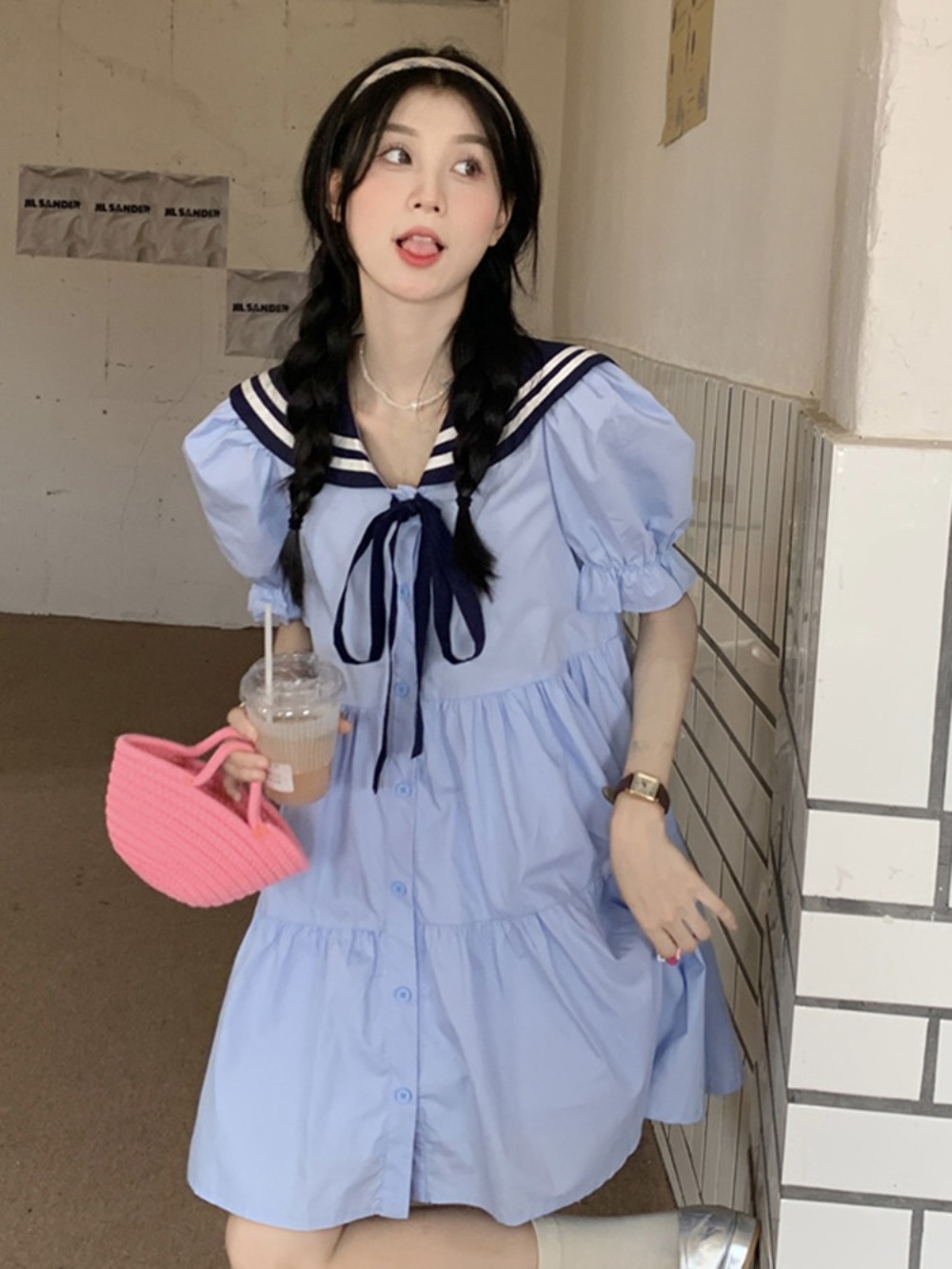비밀은 없어 강한나 온우주 원피스 공주풍 로맨틱 - 상세 이미지 4