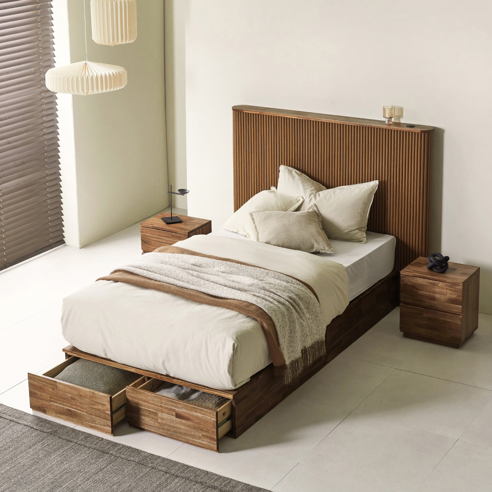 슬립퍼 포루바 신혼 부부 트윈 원목 호텔 호텔형 호텔식 침대 프레임 LK 라지킹 다리형