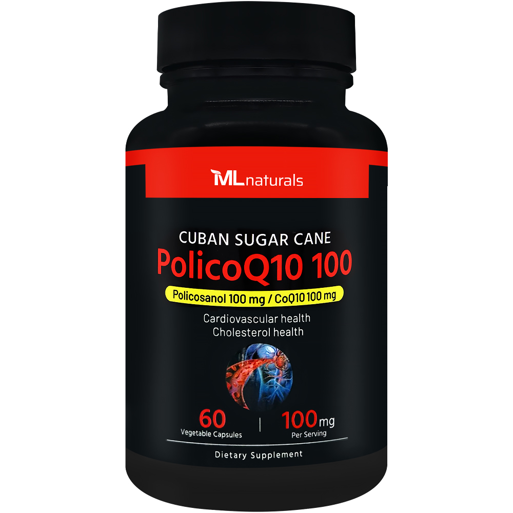 신제품 마이라이프 내추럴스 쿠바산 사탕수수 폴리코큐텐 PolicoQ10 100mg 60 야채캡슐 - 메인 이미지