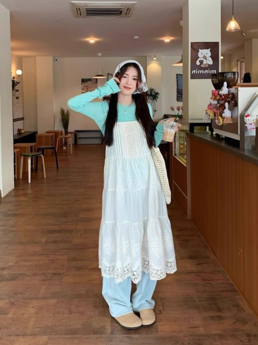 인스타그램 류이서 투피스 여름 청순한 - 상세 이미지 5