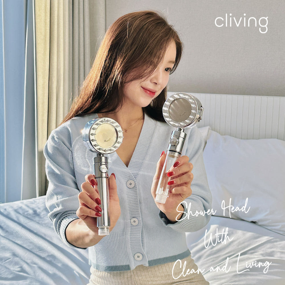 클리빙 두피 마사지 샤워기